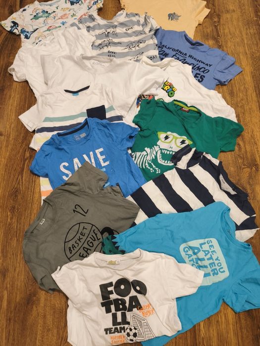 Zestaw tshirtow rozmiar 122