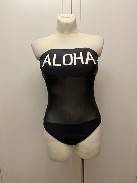 Strój kąpielowy jednoczęściowy czarny „aloha” House