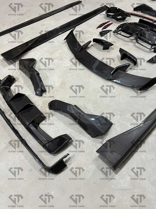 Карбоновий обвіс bmw m3 g80 m4 g82 губа дифузор спойлер бмв карбон г80