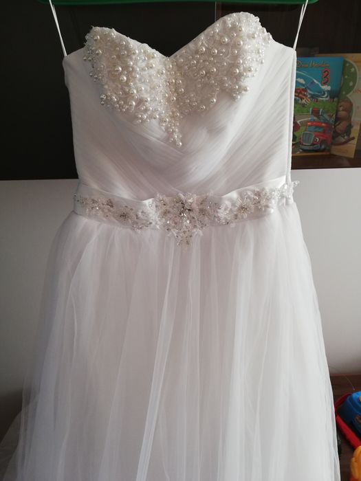 Suknia ślubna princess księżniczka r. 36