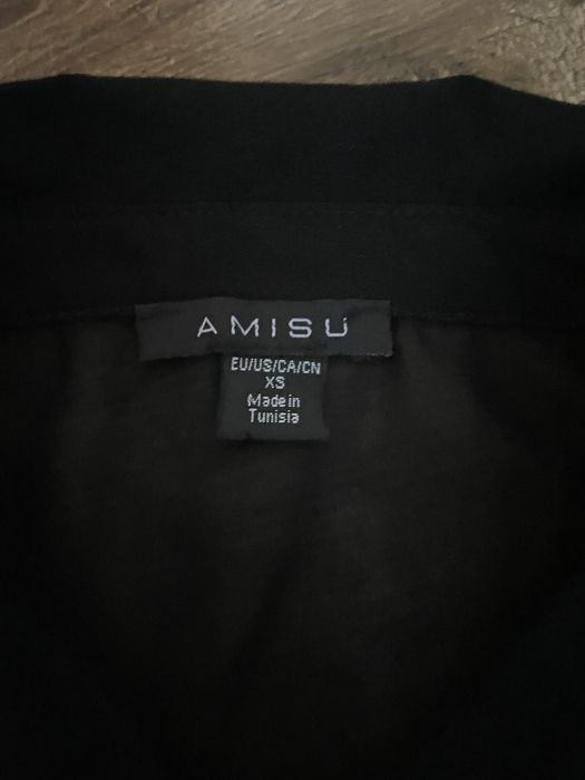 Блуза чорна в горох