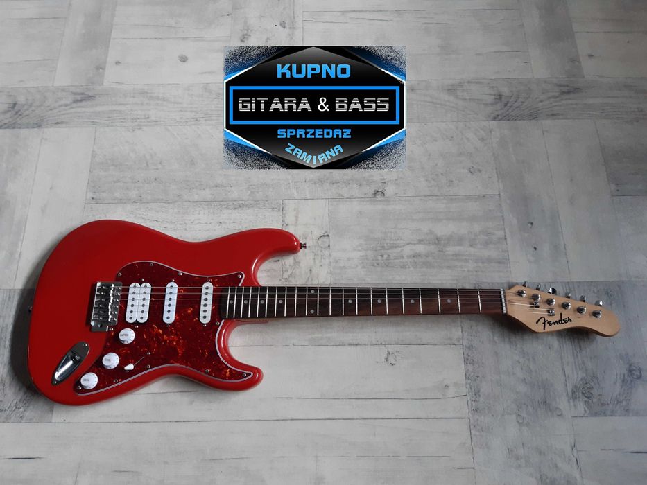 Gitara Stratocaster-red metallic-kopia Fender-HSS-wysyłka Free-zamiana