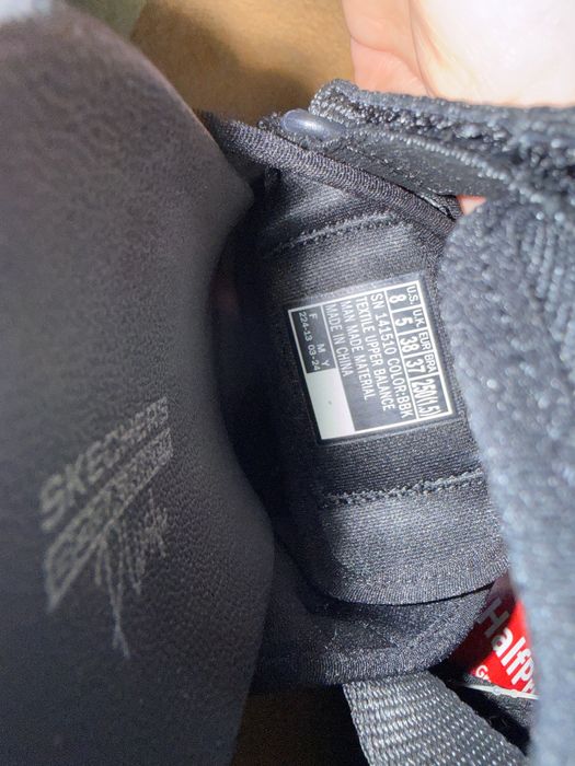 Skechers czarne sandały na platformie 38