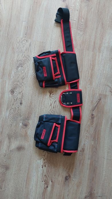 Pas Monterski Narzędziowy Wielofunkcyjny 20 kieszeni Uchwyt na Młotek