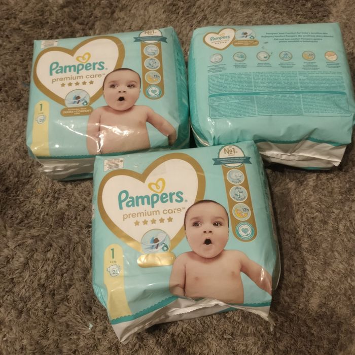 Pampers premium care 1 2-5kg 2 opakowania