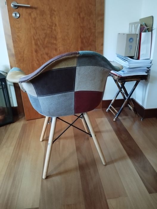 Cadeirão Patchwork em Pele