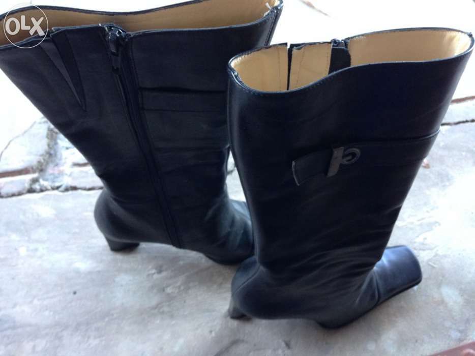High-heel boots - Charles brand, black color