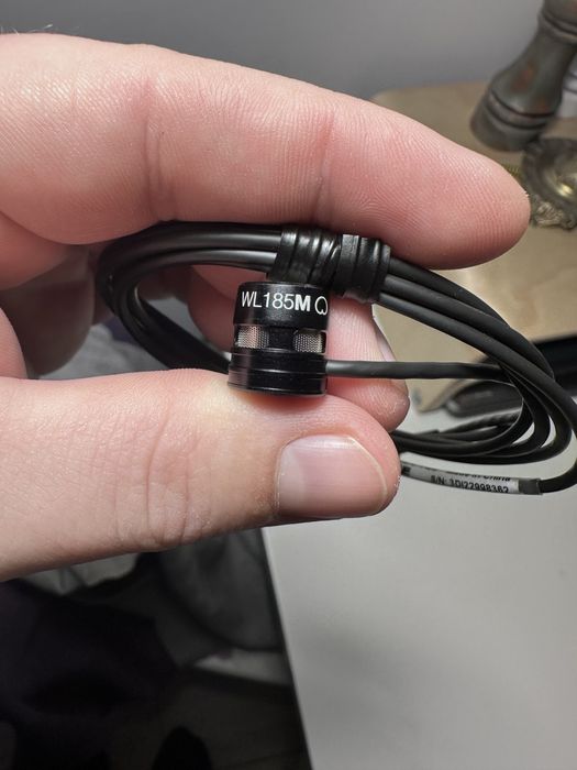 Mikrofony krawatowe shure WL185M x3 plus gratis