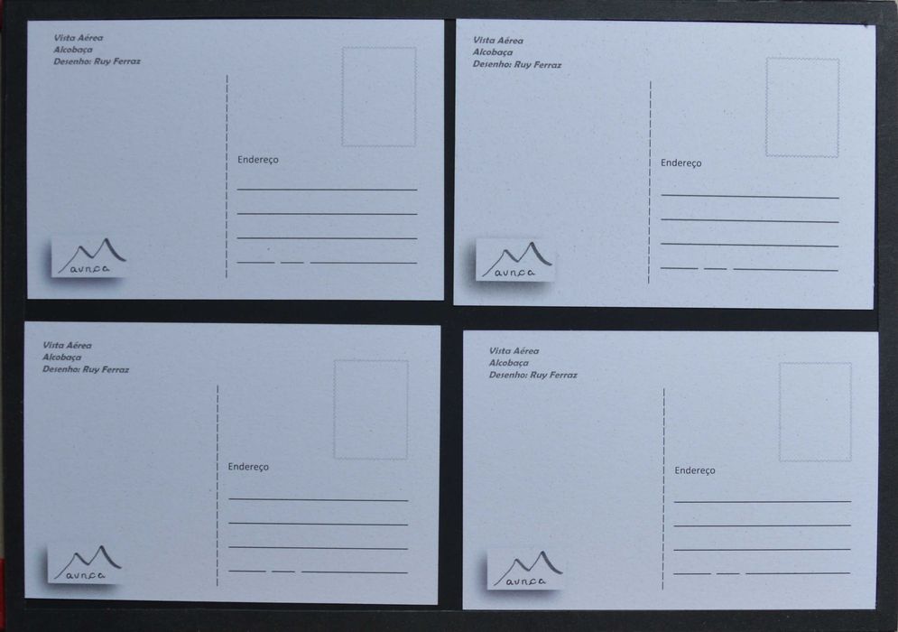 Postais - 4 unidades - Alcobaça - olx X10495