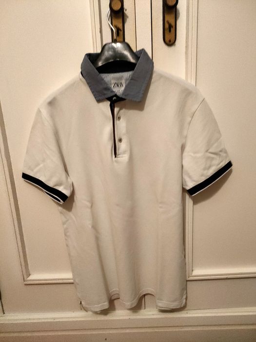 Polo manga curta Zara