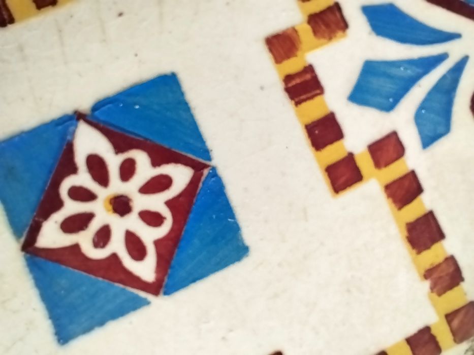 Azulejo Português secular | antigo | tiles | policromo | preço/unidade