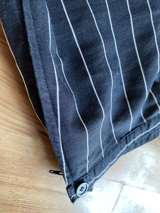Szerokie luźne spodnie na lato dzwony vintage retro w paski S M 36 38