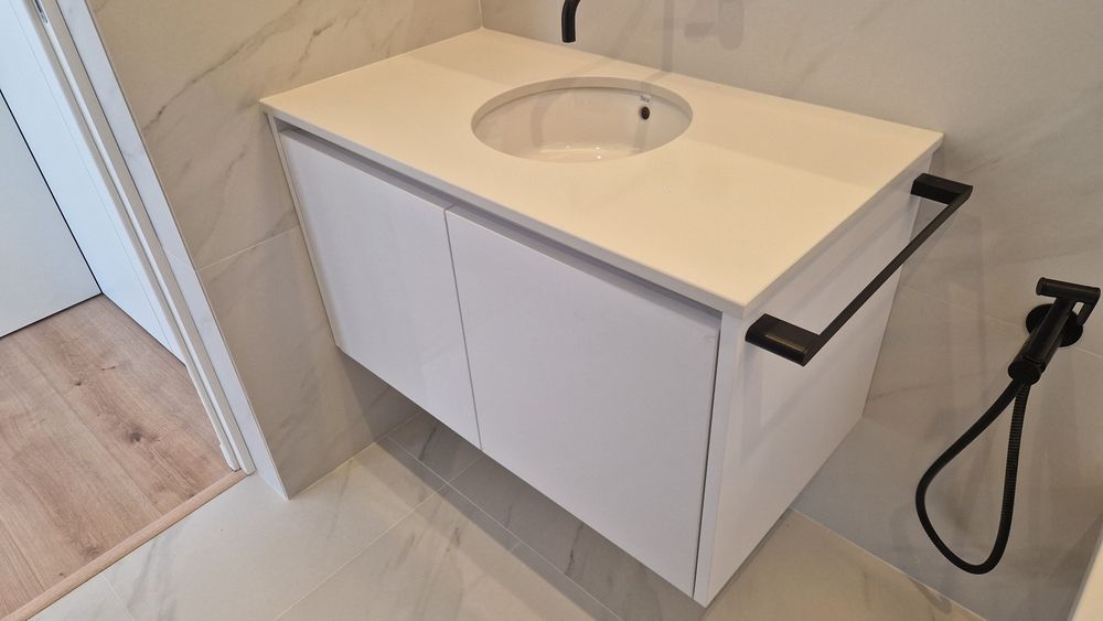NOVO Móvel WC com bancada Silestone