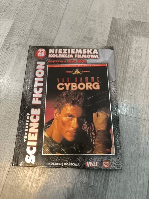 Kolekcja filmowa książka oraz film DVD  Cyborg