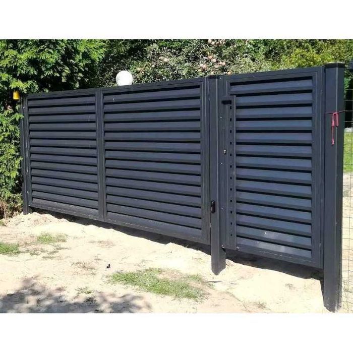 Паркан Жалюзі Ранчо. Огорожа. Штахетник. Відкатні та розпашні ворота