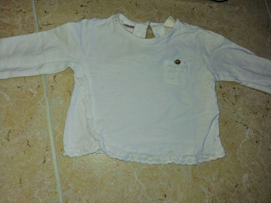 T-shirts menina 3/6 meses zara e primark