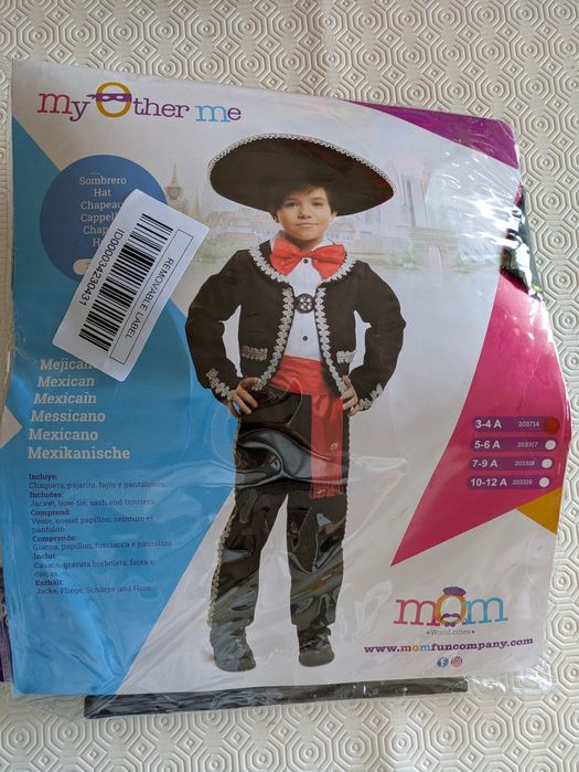 Fato carnaval mexicano