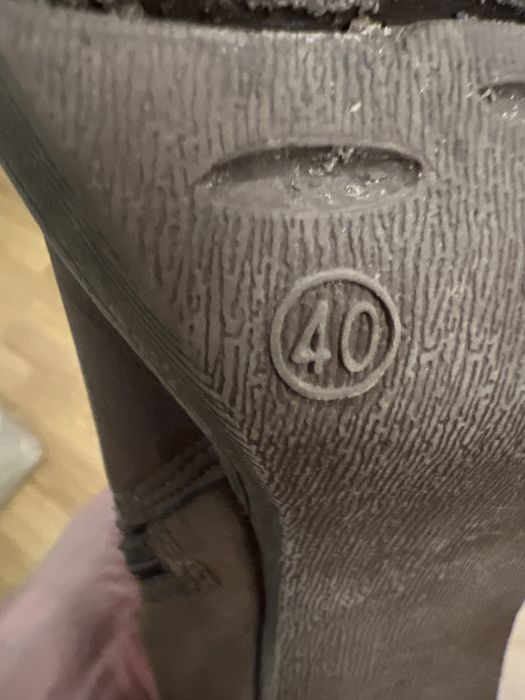 Botki z ekoskory roz. 40