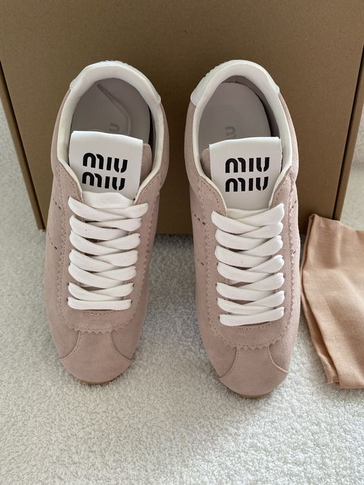 Sneakersy Miu Miu Plume