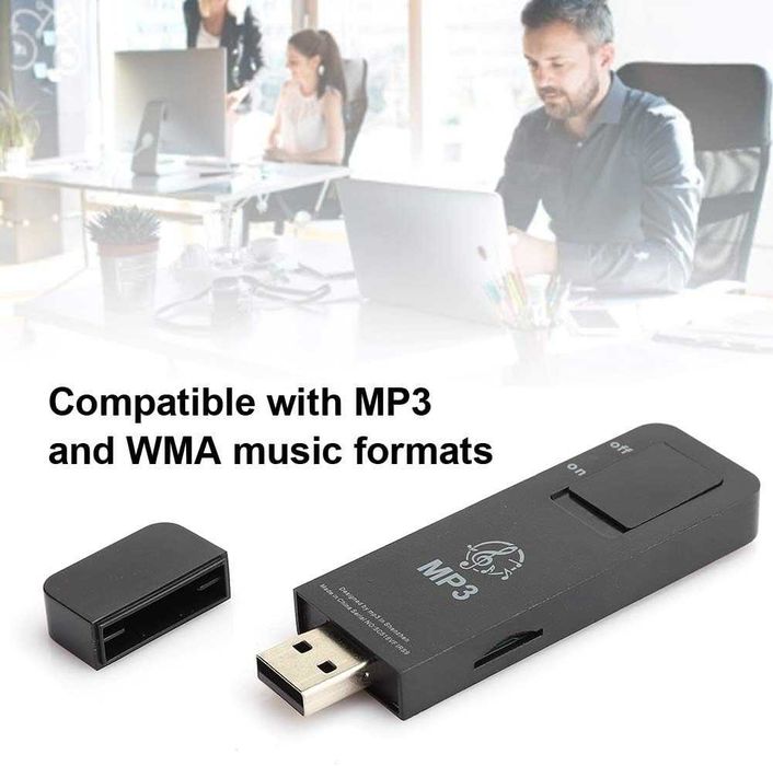 Annadue Przenośny mini Odtwarzacz MP3 WMA USB SD do 32Gb + słuchawki