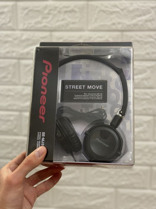 Наушники Pioneer SE-MJ511-K Black Оригинал, абсолютно новые