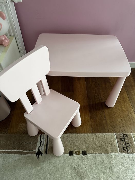 Stolik i krzesełko MAMMUT -IKEA