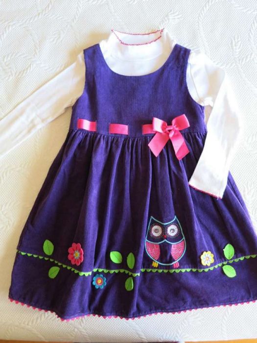 Lot of dresses for 6-year-olds: winter and transitional season