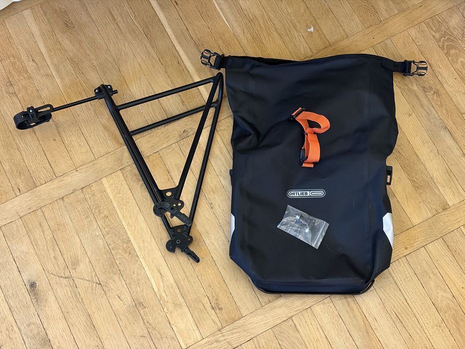 Комплект велобагажник і велосумка Ortlieb