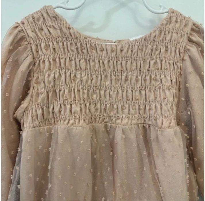 Пудрова Ніжна сукня zara, святкова сукня zara, нарядна сукня zara