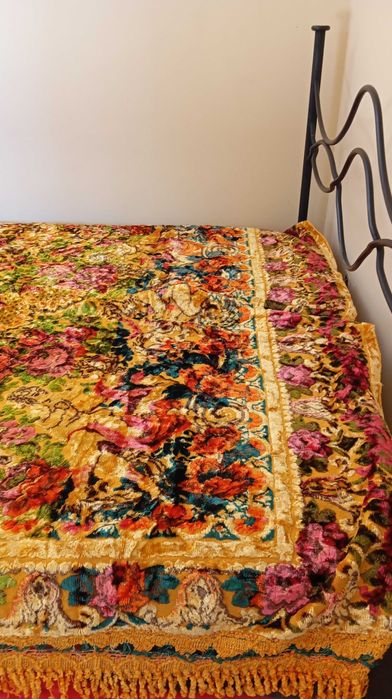 Colcha  Chenille vintage estilo italiana
