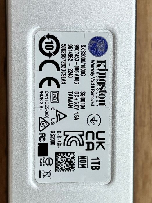 SSD USB TYPE-C Kingston XS2000 1TB