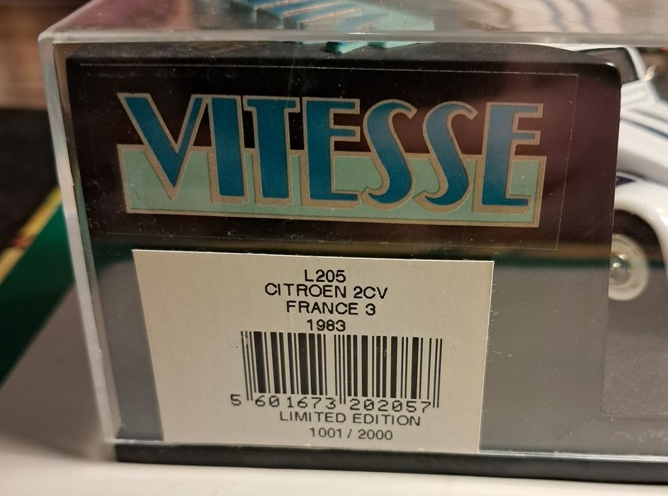 Vitesse 1/43, Citroën 2 CV. France3, 1983