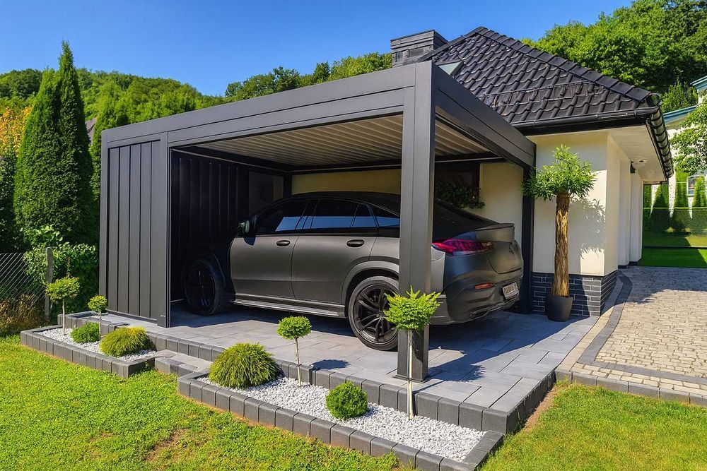 Inteligentna pergola aluminiowa – cień na Twoich zasadach