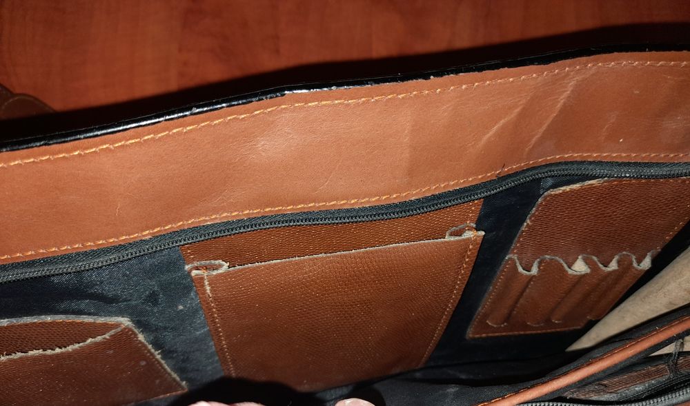 Aktówka męska brązowa