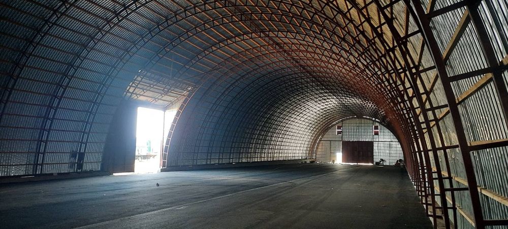 Будівництво арочних Ангарів по Україні. Комплектуючі для Ангарів.