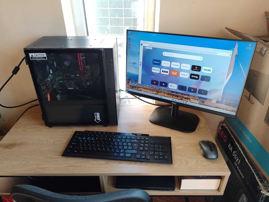 Цікавий комп'ютер Micro ITX. Повний коплект.