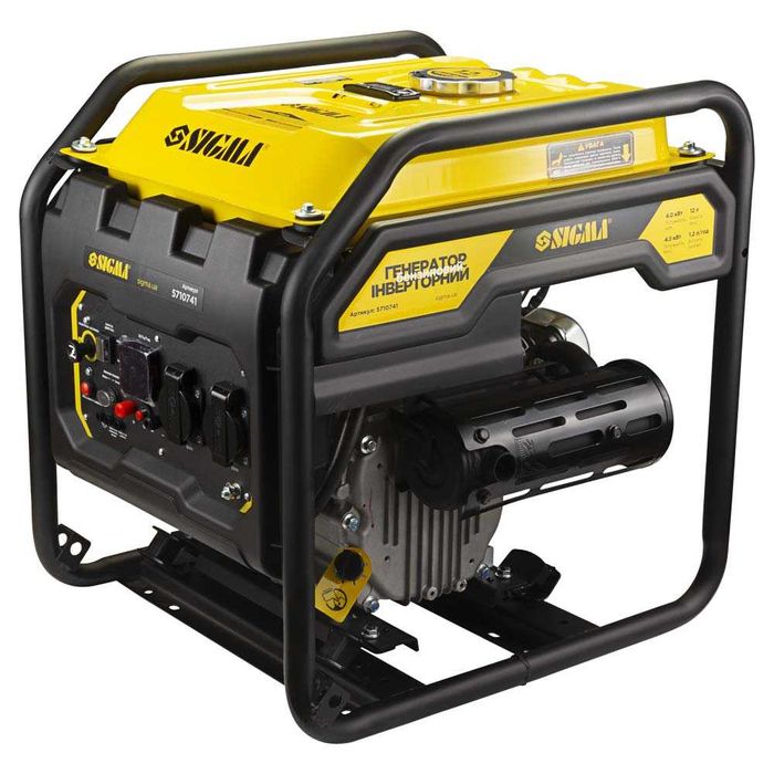 Генератор инверторный SIGMA 4.0/4.5 кВт 12 л Ручной запуск (5710741)
