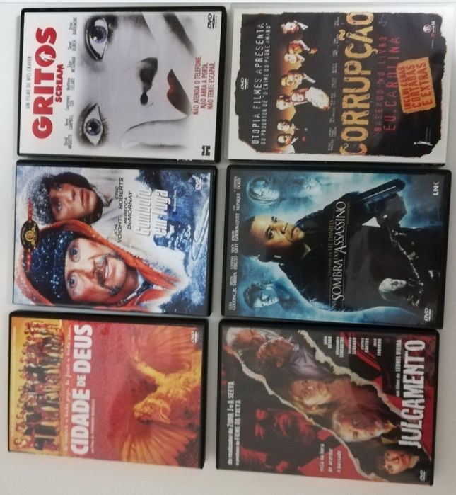 29 DVD originais de vários géneros para todos os gostos