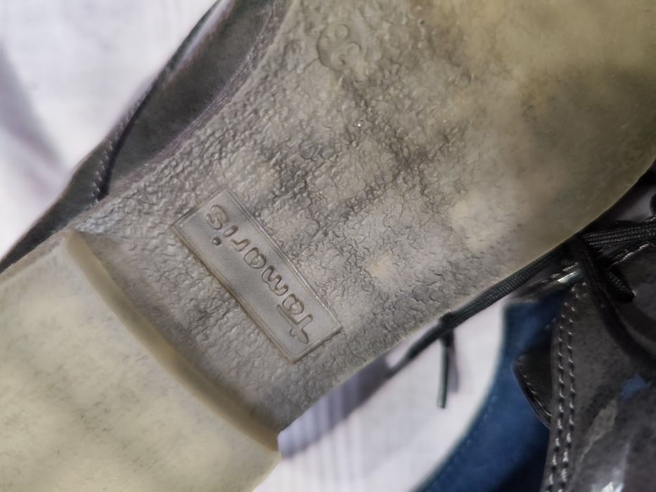 Buty damskie wiosenne skóra naturalna lakierowana. Tamaris R 36. S