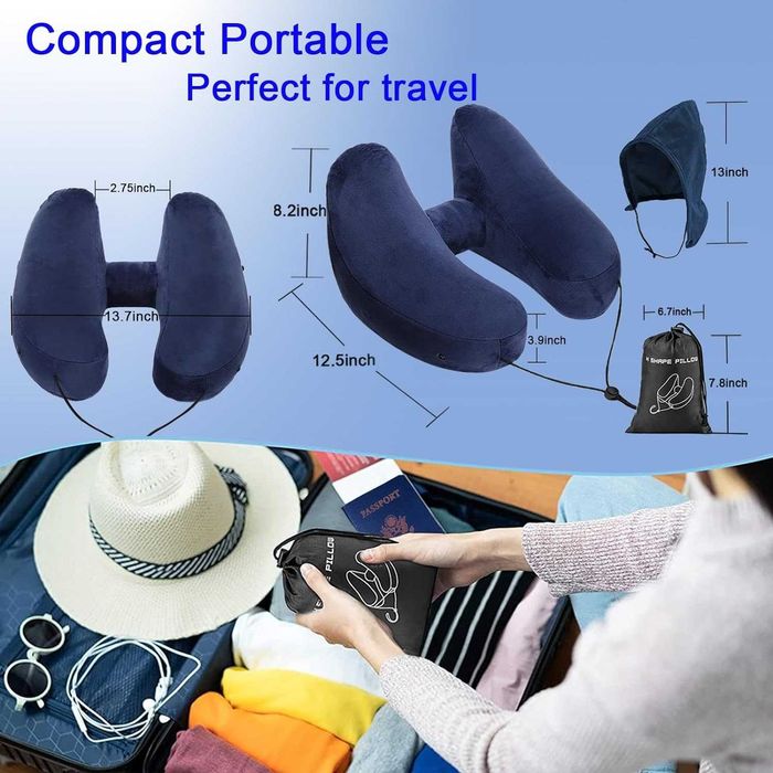 Nowa poduszka podróżna / zagłówek / poducha do samolotu/ rogal !2919!