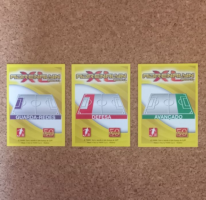 Conjunto 3 cartas Nacional da Madeira (adrenalyn 2010-11)