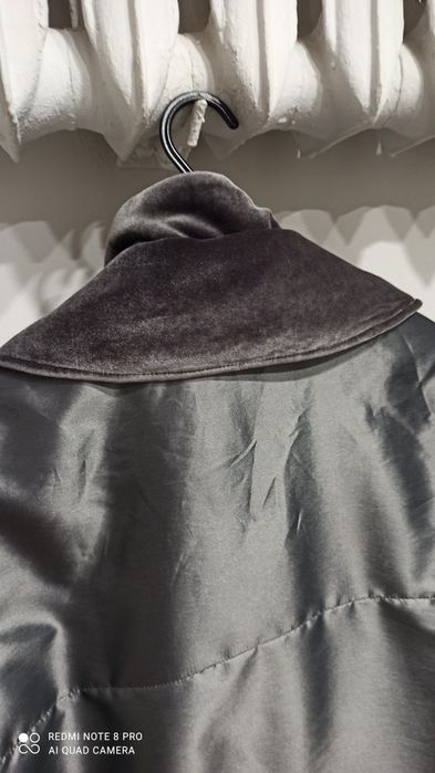 Kurtka damska zimowa płaszcz rozmiar 40 metaliczny