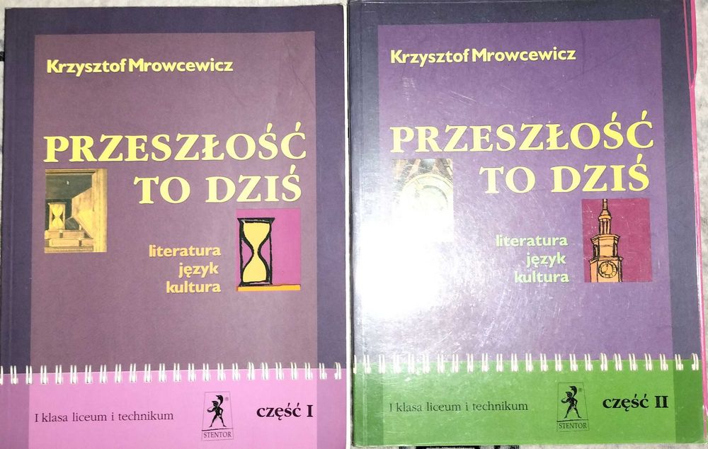 Przeszłość to dziś cz. 1 i 2 klasa 1 Język Polski Stentor  KOMPLET