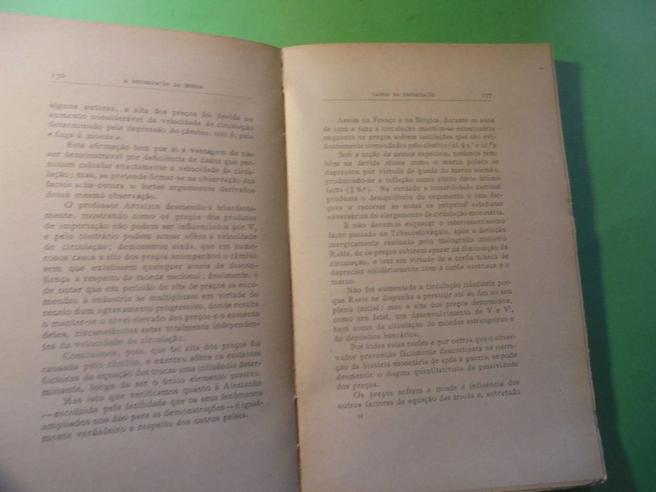 Caetano (Marcelo);A Depreciação da Moeda depois da Guerra