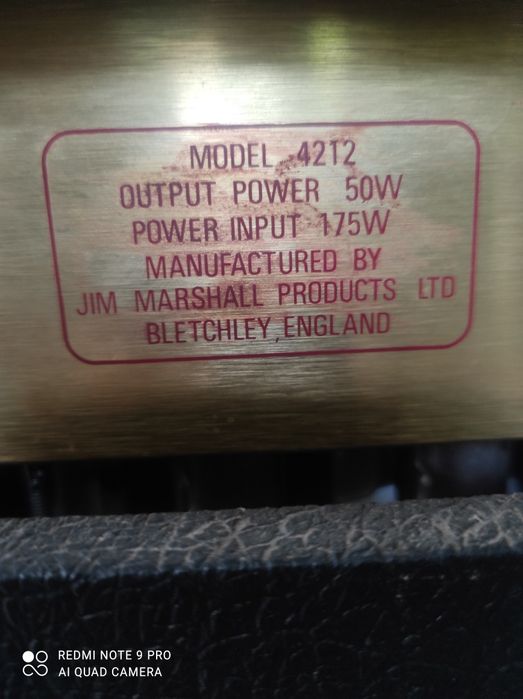 Комбо усилитель Marshall jcm 800