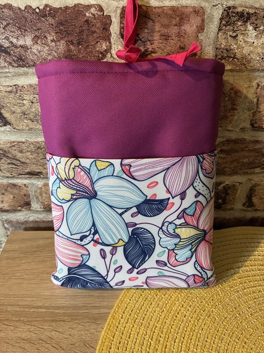 Otulacz ochraniacz na książkę handmade