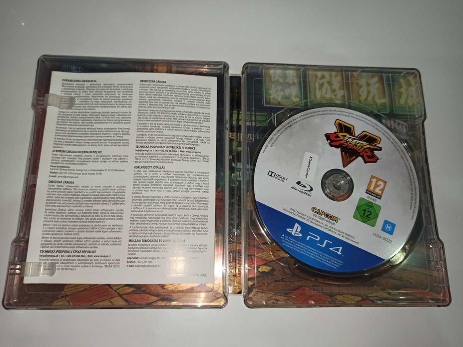 ps4 STREET FIGHTER V STEELBOOK EDITION po polsku unikatowe wydanie
