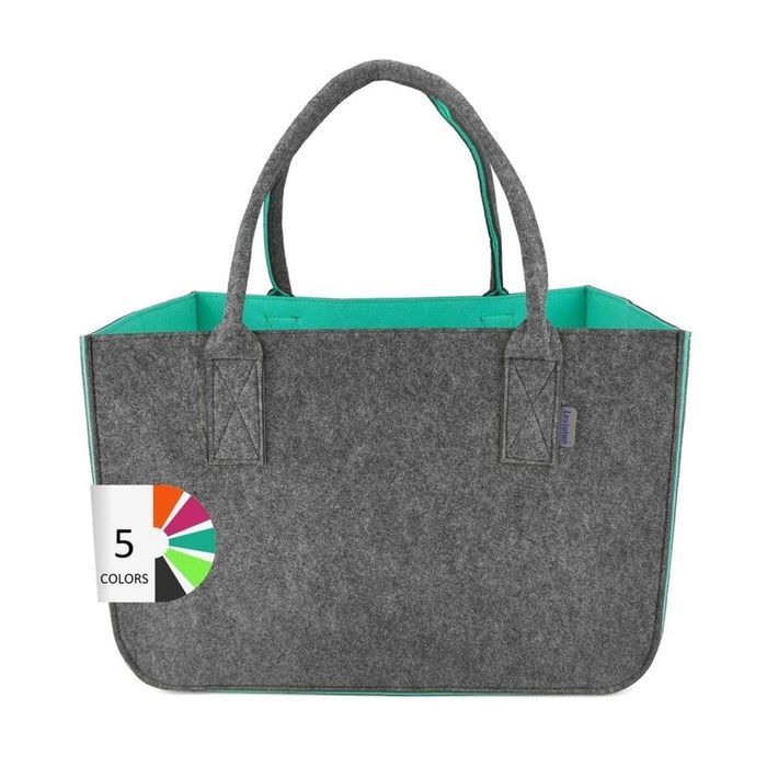 Torba filcowa turkusowa LEVIATAN oprawa: folia