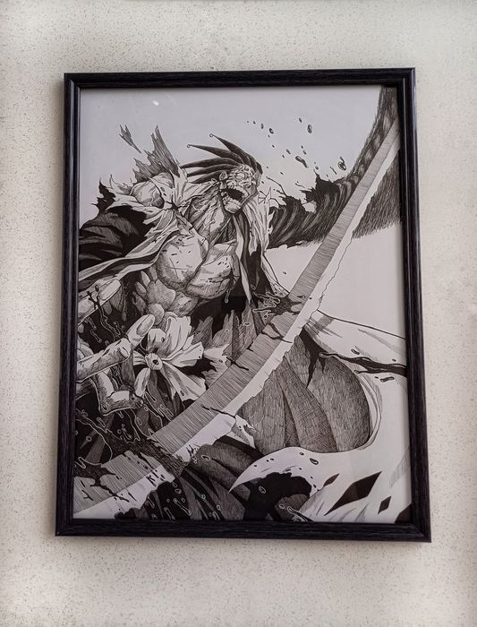 Картина А3. Kenpachi Zaraki