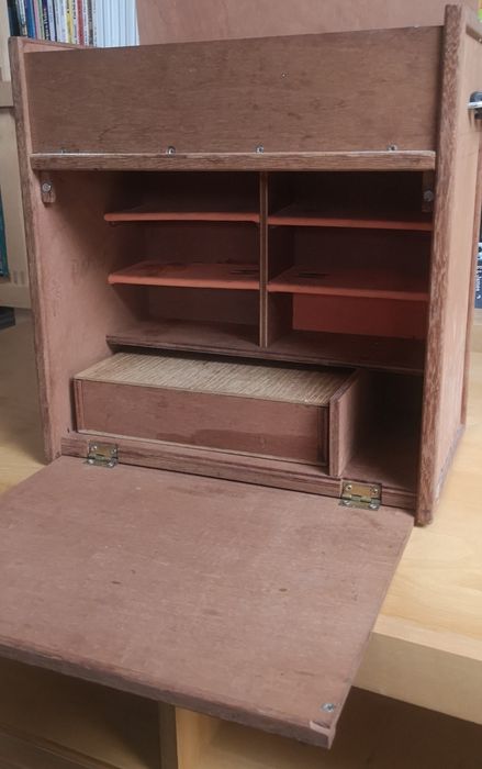 Caixa de madeira para carros slot